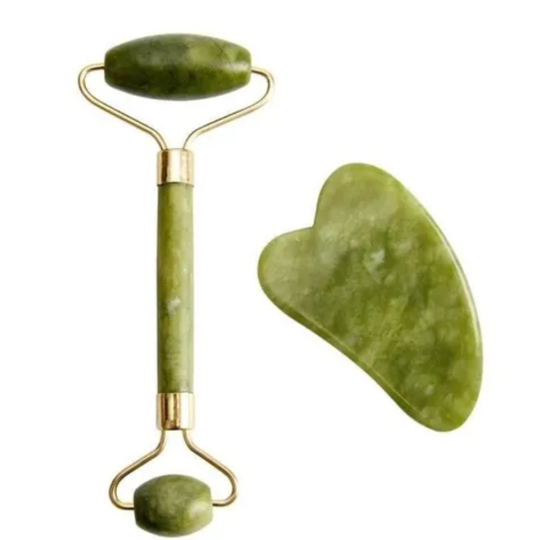 Miniatura 4 de RODILLO FACIAL JADE MASAJEADOR